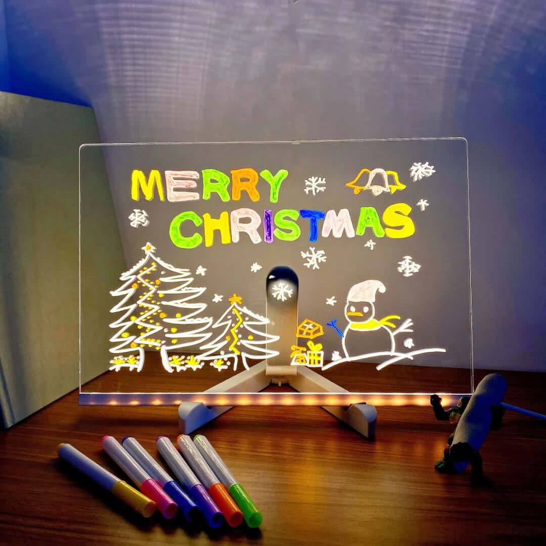 Glowing LED Drawing Board