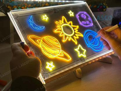 Glowing LED Drawing Board