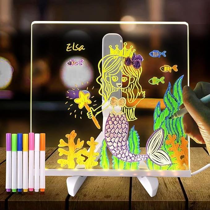 Glowing LED Drawing Board