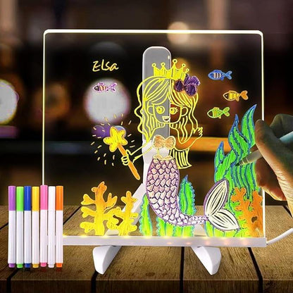 Glowing LED Drawing Board