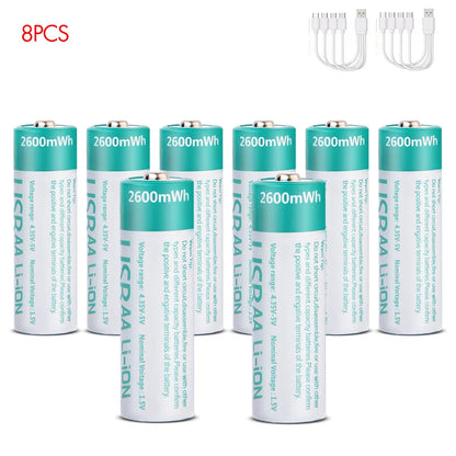 USB Rechargeable AA Batteries