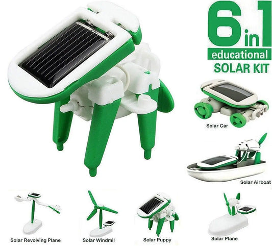 6-in-1 Solar Robot Kit