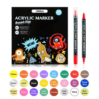 Dual-Tip Fabric Markers