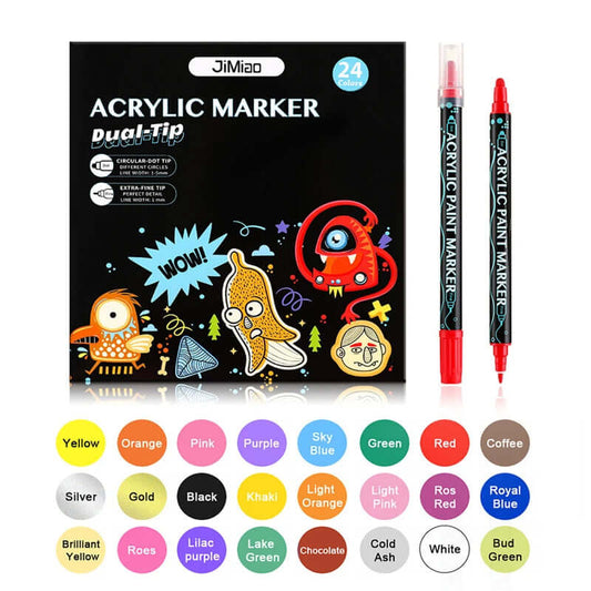 Dual-Tip Fabric Markers