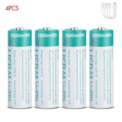 USB Rechargeable AA Batteries