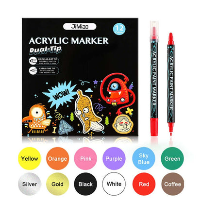 Dual-Tip Fabric Markers