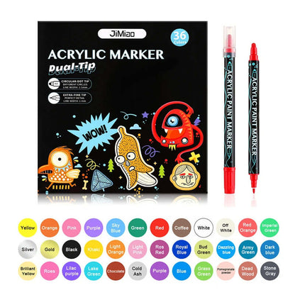 Dual-Tip Fabric Markers