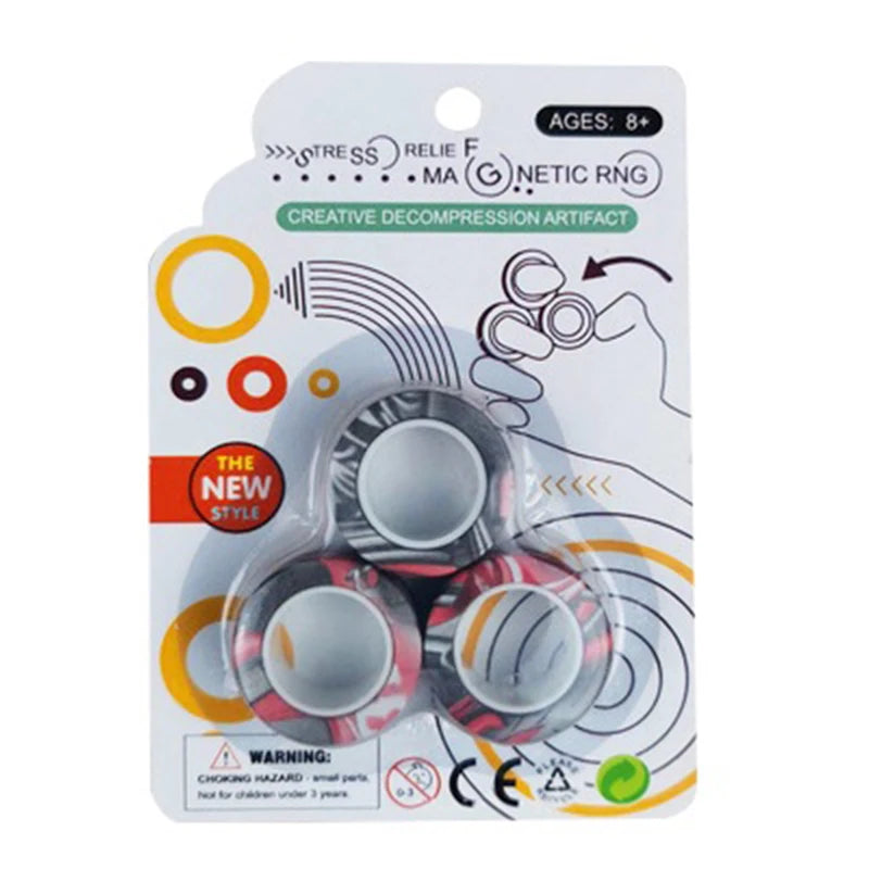 AntiStress Fidget Rings For Kids
