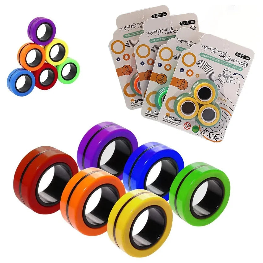 AntiStress Fidget Rings For Kids
