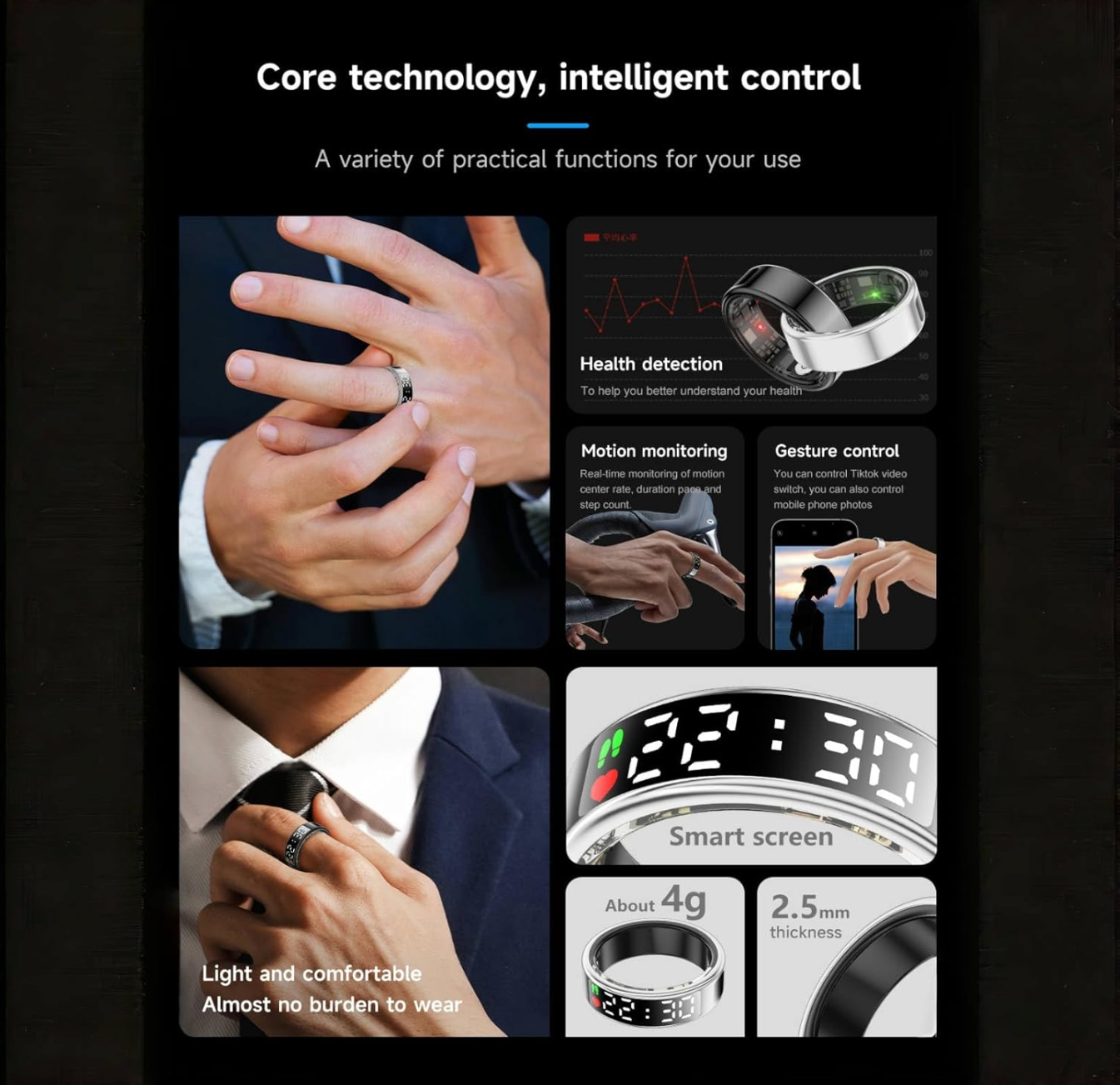 GeckoQ™ Smart Ring