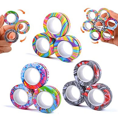 AntiStress Fidget Rings For Kids